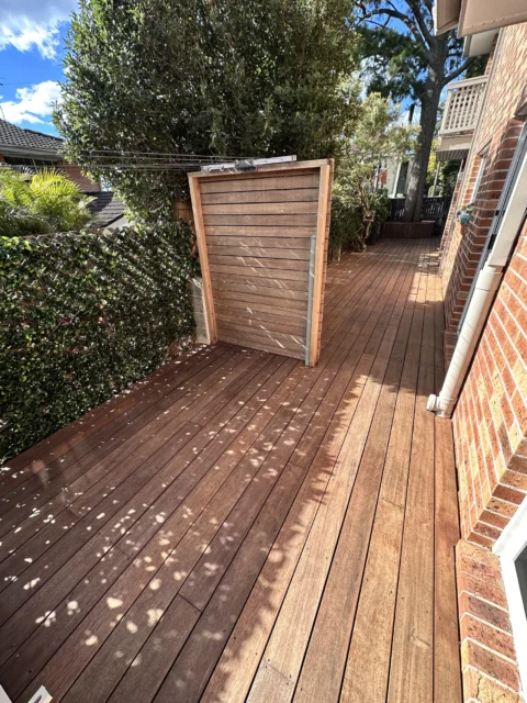 Balgowlah Merbau Deck & Screen Restoration