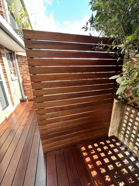 Balgowlah Merbau Deck & Screen Restoration