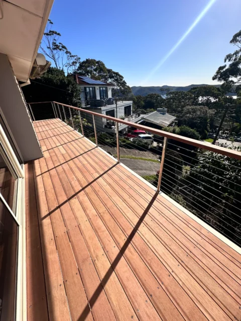Bilgola Plateau Elevated Merbau Balcony Rebuild