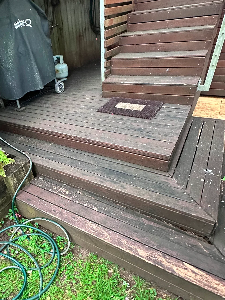 Deck Restoration, condition before