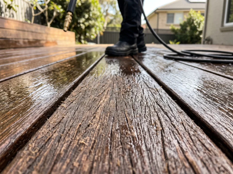 Deck neutralizing wash
