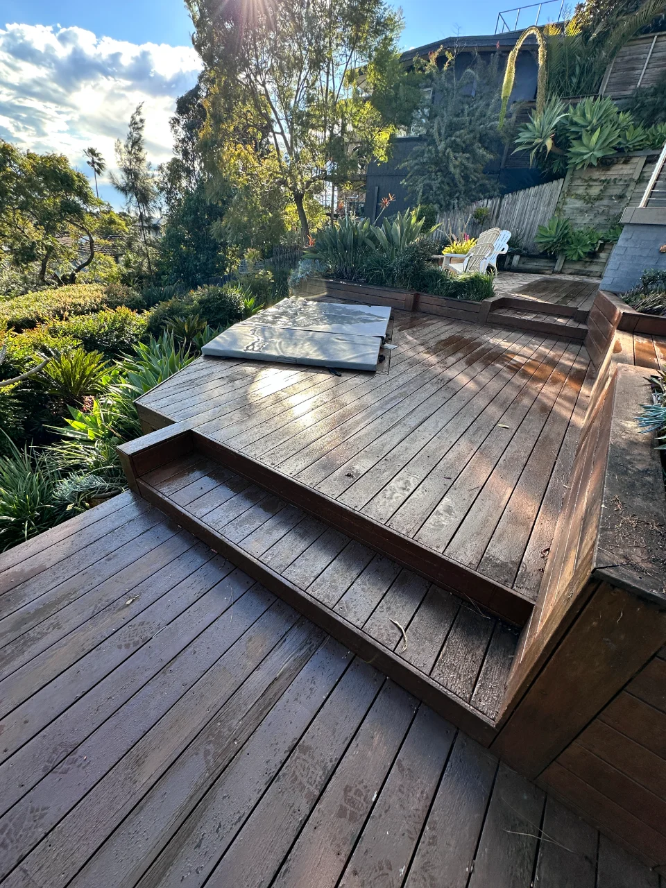 Deck Restoration & Carpentry Repairs in Narrabeen Before