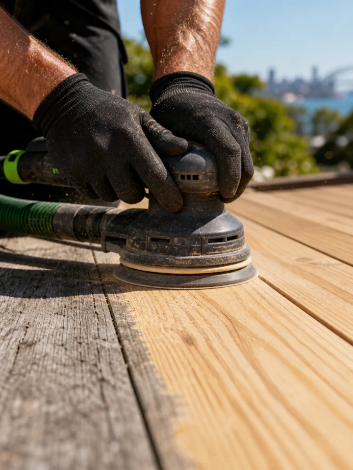 Deck Sanding, Northern Beaches