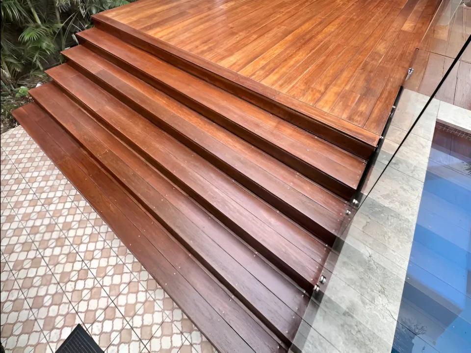 Deck stairs restoration in Sydney