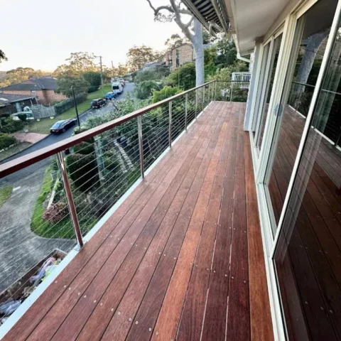 Don R, Bilgola Plateau Elevated Merbau Balcony Rebuild