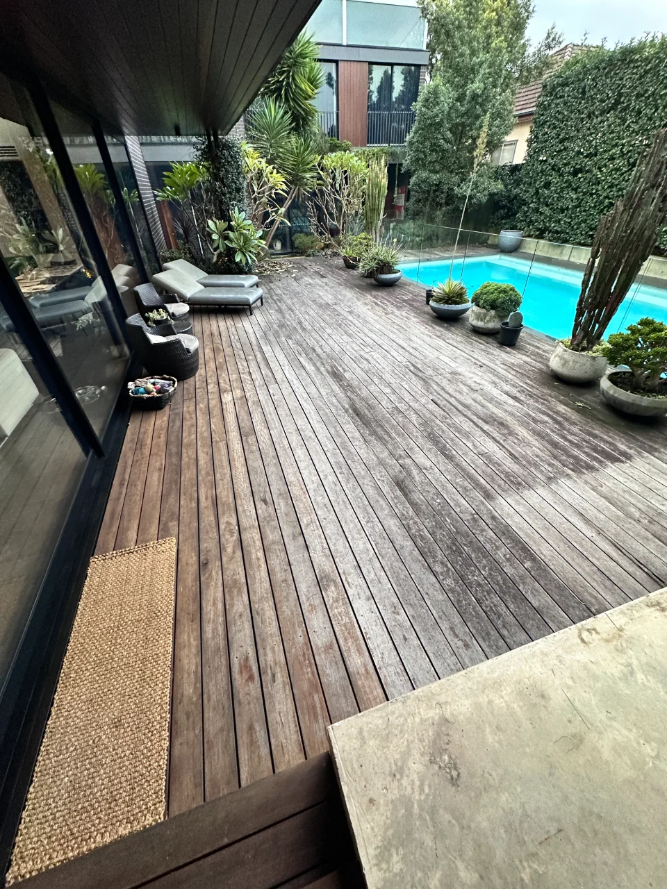 Gladesville Deck Restoration & Poolside Repair Before