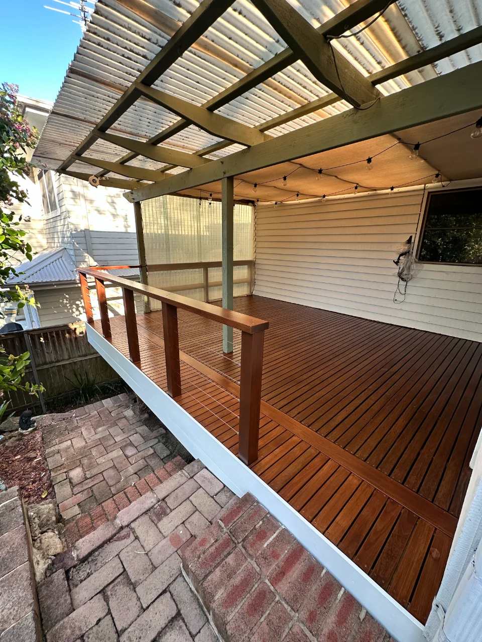 Deck Maintenance, condition after