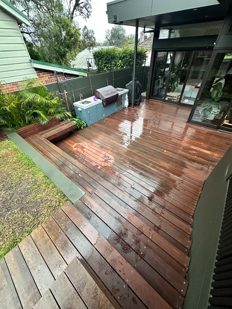 Naremburn Spotted Gum Colour Restoration Before