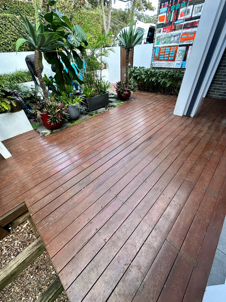 Narrabeen Spotted Gum Board Matching Before