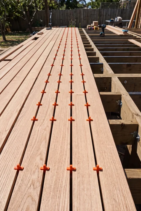 Spacers between the boards