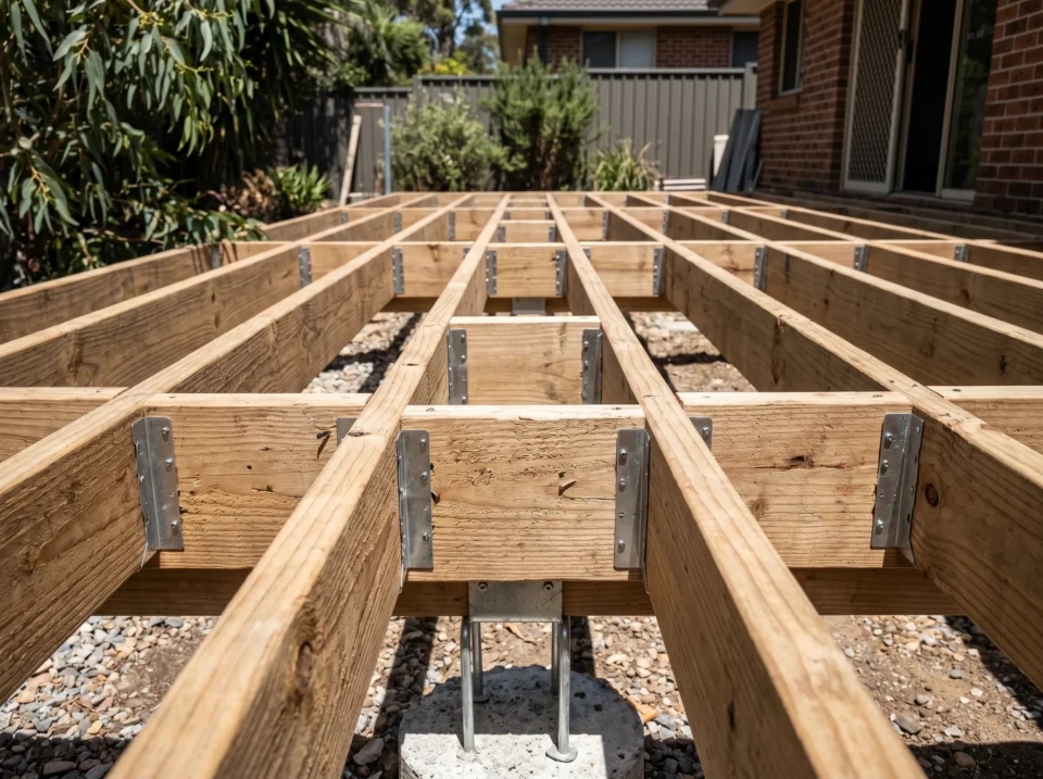 Structural deck frame repairs in Sydney