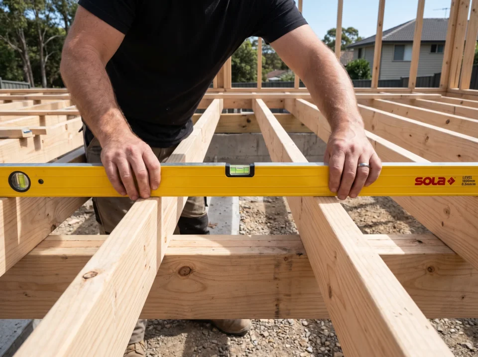 The deck subframe building