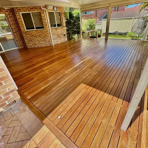 Restored timber deck in Sydney